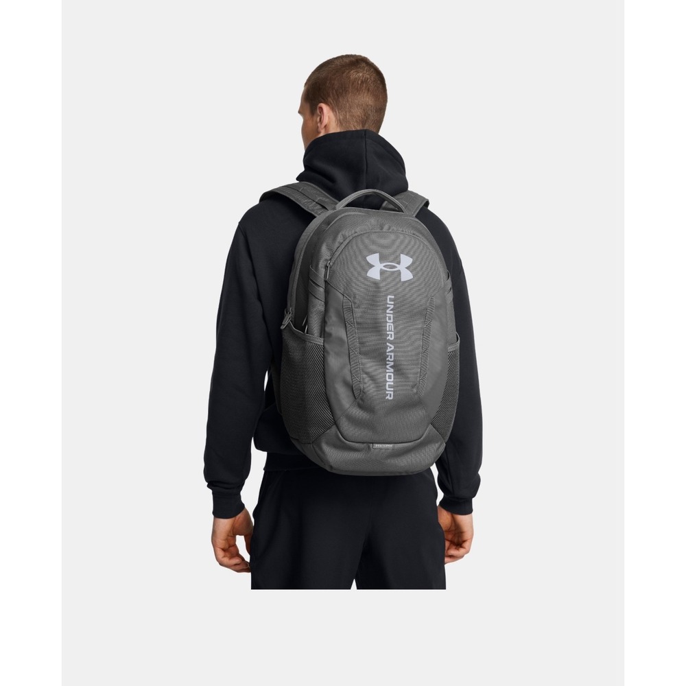 Under Armour Hustle 6.0 Backpack Water Resistant‎ Laptop Compartment Gym School